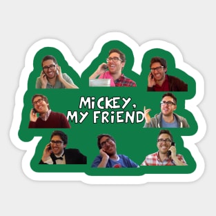 MICKEY, MY FRIEND Sticker